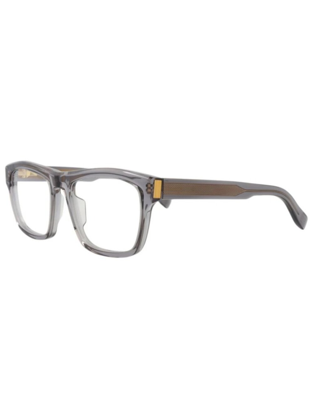 New Dunhill Women's Eyeglasses Square Rectangle Acetate Frame Mens Grey Grey